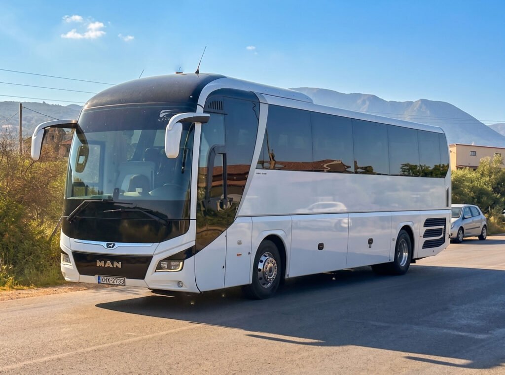 Stoupa Bus Services - Simply Stoupa